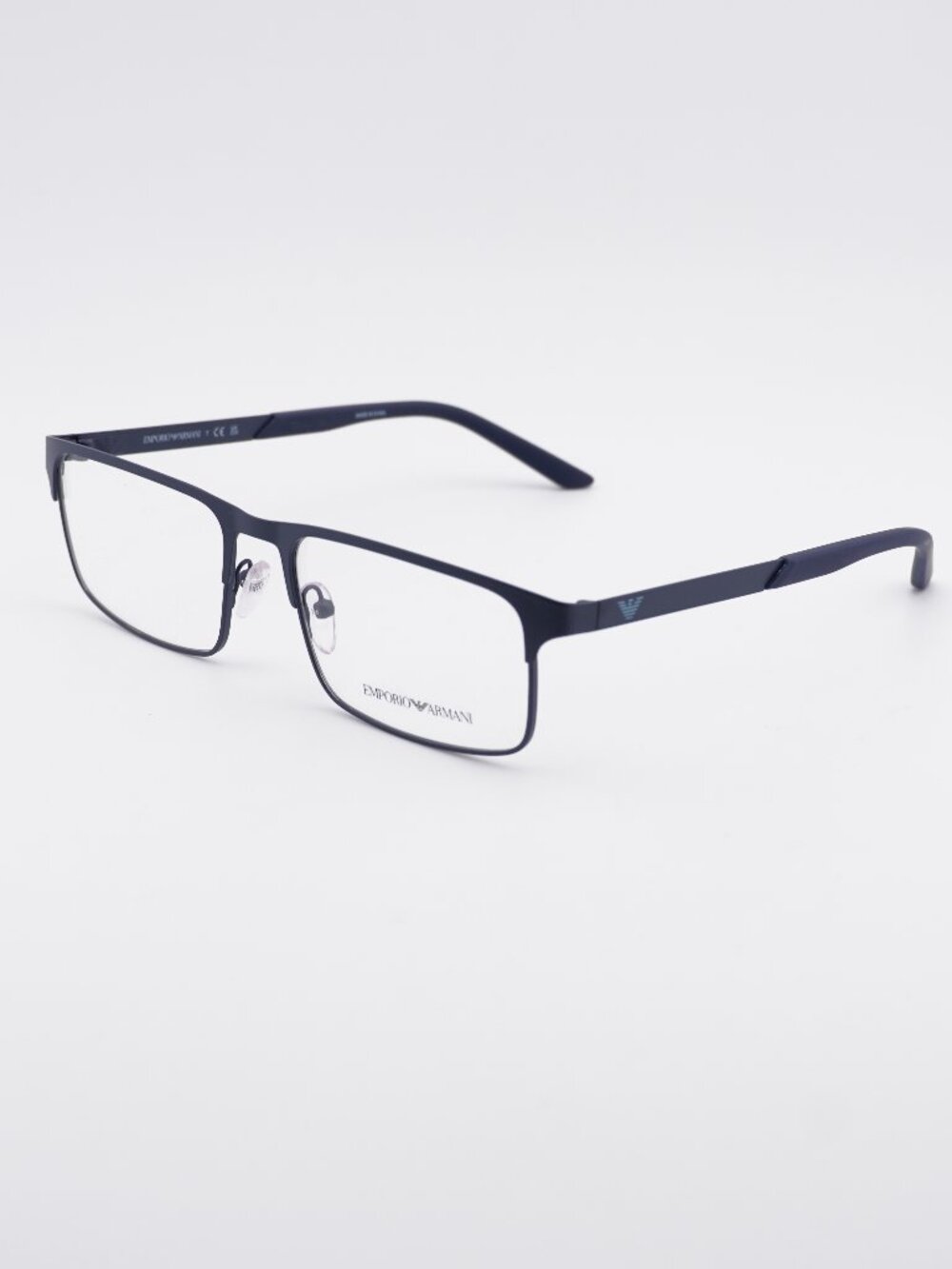 Emporio Armani EA1170 3396 Eyeglasses Matte Blue 55 mm Square Frame